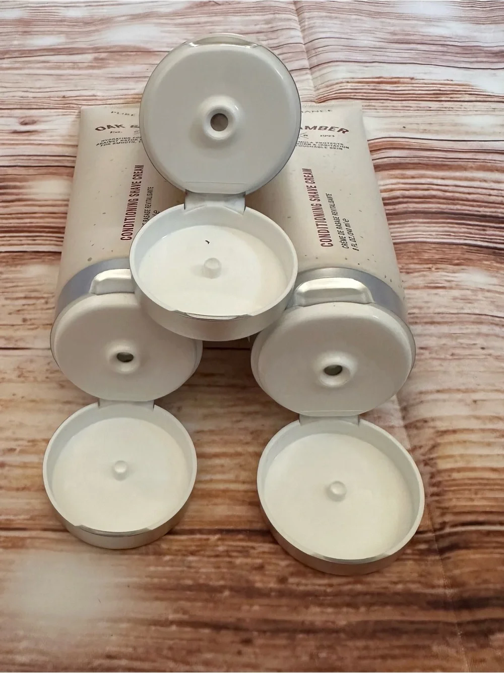 PR Oak & Amber Conditioning Shave Cream Bundle of 3